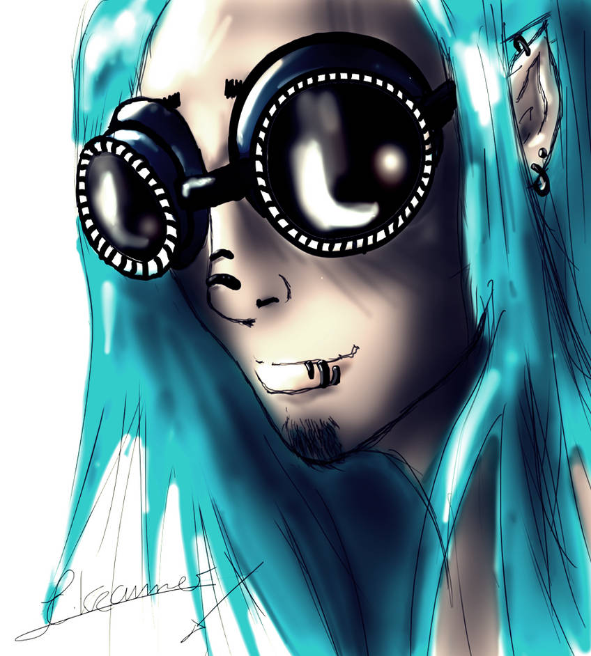 Deviantart Blue Steam Blue Steampunk Guy by MsCassyK on DeviantArt