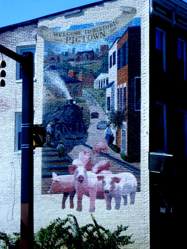 Mural in Baltimore's Pigtown Section