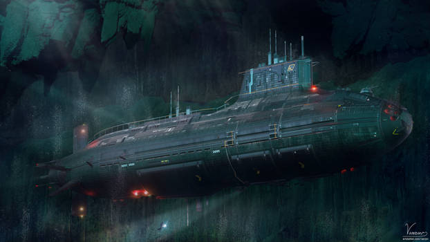 Sci-fi submarine/Artifact retrieval