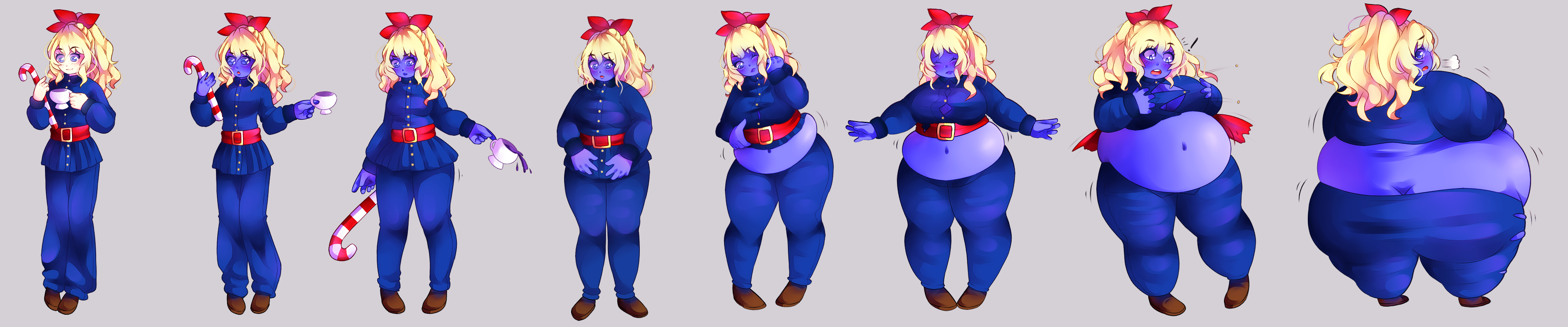Lilly Blueberry Inflation Sequence (2017) by Storyfan134 on DeviantArt