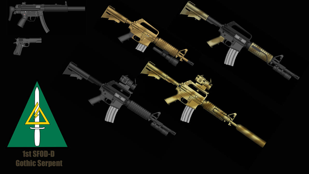 Old School Delta Force weapons by gunguy887 on DeviantArt