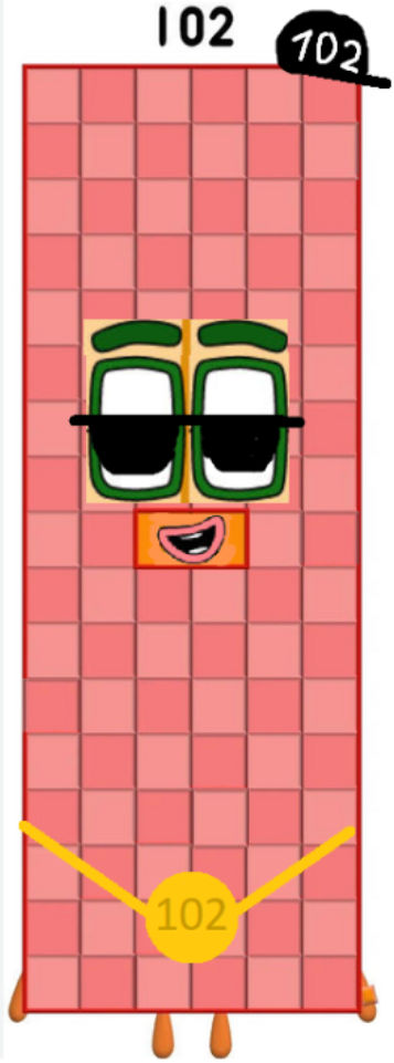 Numberblocks 102 by smutis on DeviantArt