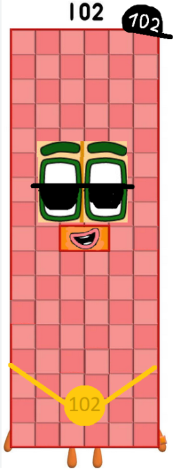 Numberblocks 102 by smutis on DeviantArt