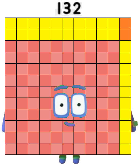 132 Invisible Number Numberblocks 132 (11x12) by smutis on DeviantArt