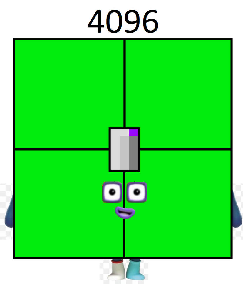 Numberblocks 435 Numberblocks 4096 by smutis on DeviantArt