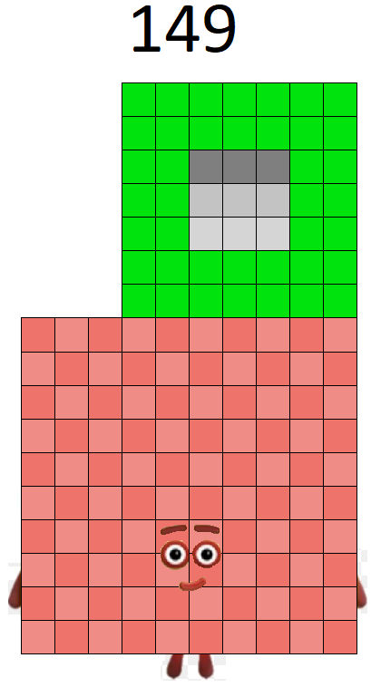 Numberblocks 149 (1) by smutis on DeviantArt