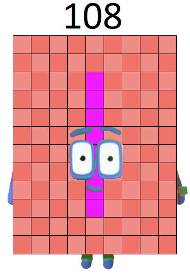 Numberblocks 108 by smutis on DeviantArt