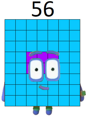 Number Blocks 56 Color Numberblocks 56 by smutis on DeviantArt