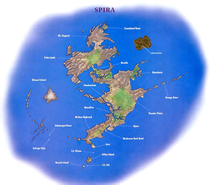 Spira World Map by Hichii-Chan on DeviantArt