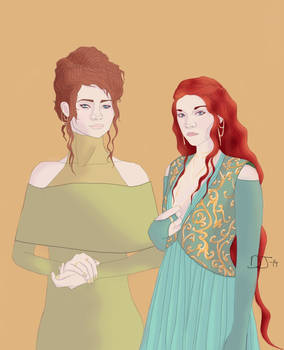 Frigg and Sigyn