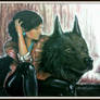 Tatiana Chepel and the wolf!