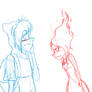 Finn and Flame Princess.