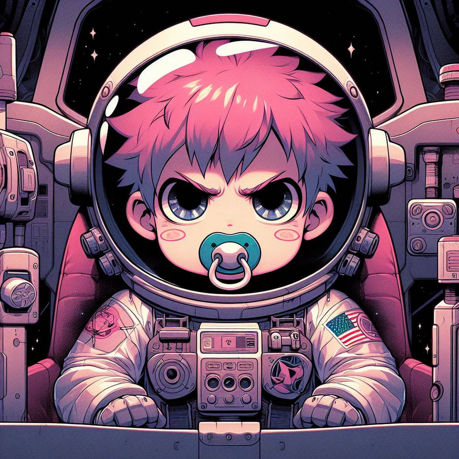 Grumpy Chibi Faces Grumpy Chibi Astronaut by Beophel on DeviantArt
