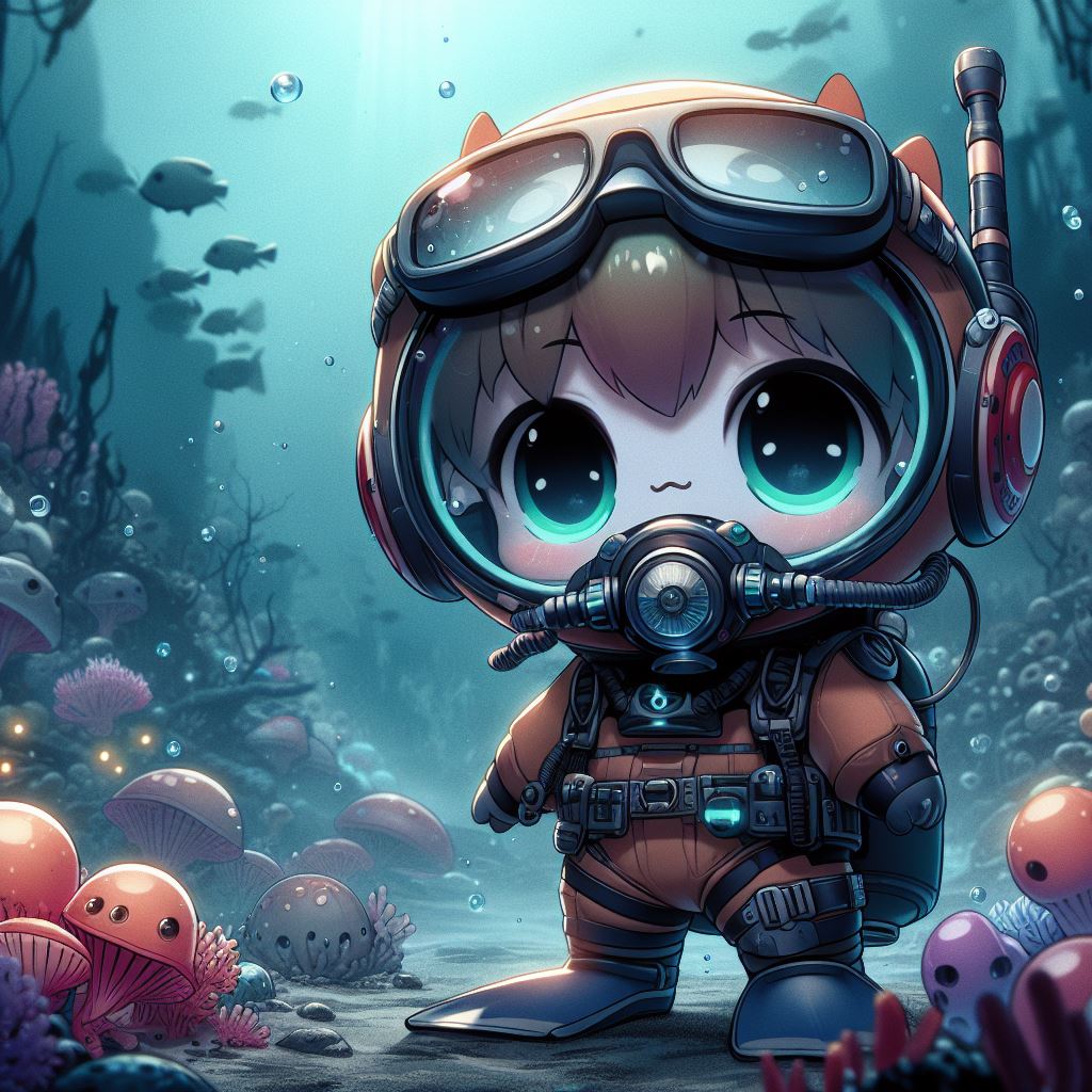 Chibi Raft Scuba Diver Chibi by Beophel on DeviantArt
