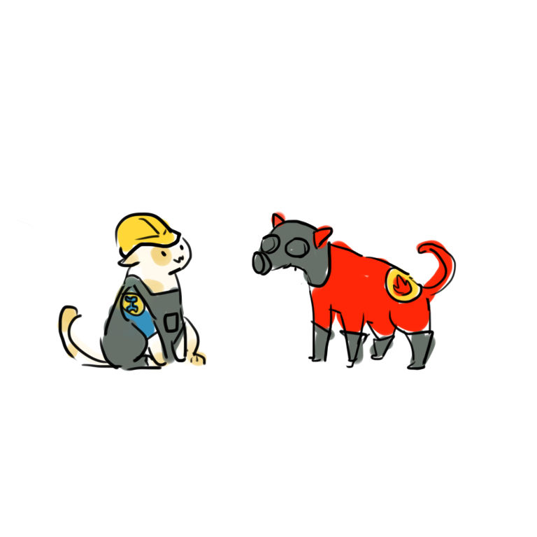 TF2: Pyrocat and Engiecat by yongharn on DeviantArt