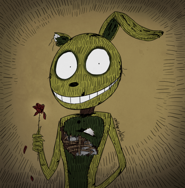 FNAF - Springtrap and a Rose (Trade)