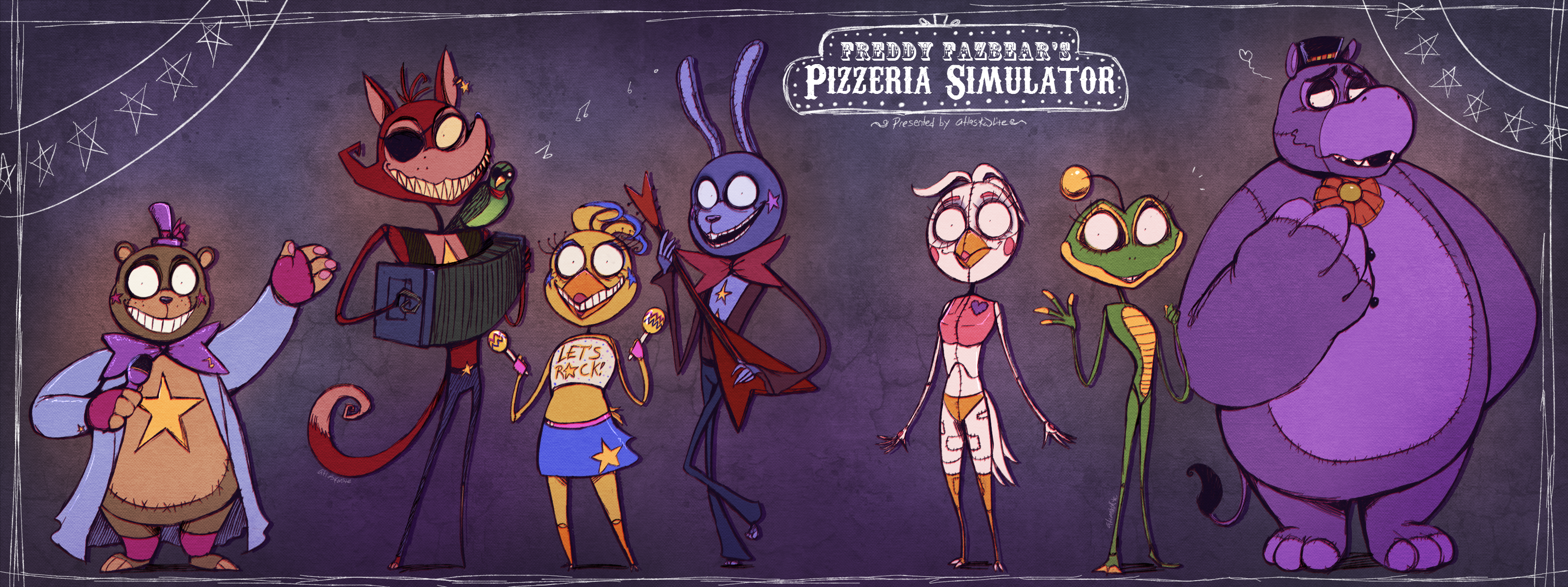 Namy Gaga's Art] Freddy Fazbear's Pizzeria Simulator (FNaF 6): Salvaged  Animatronics Diagram