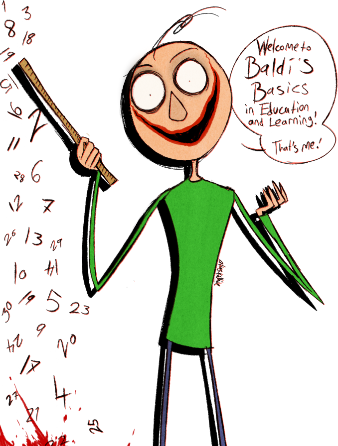 Welcome to Baldi's Basics in Education and Learning! That's me! // BALDI'S  BASICS : r/BaldisBasicsEdu