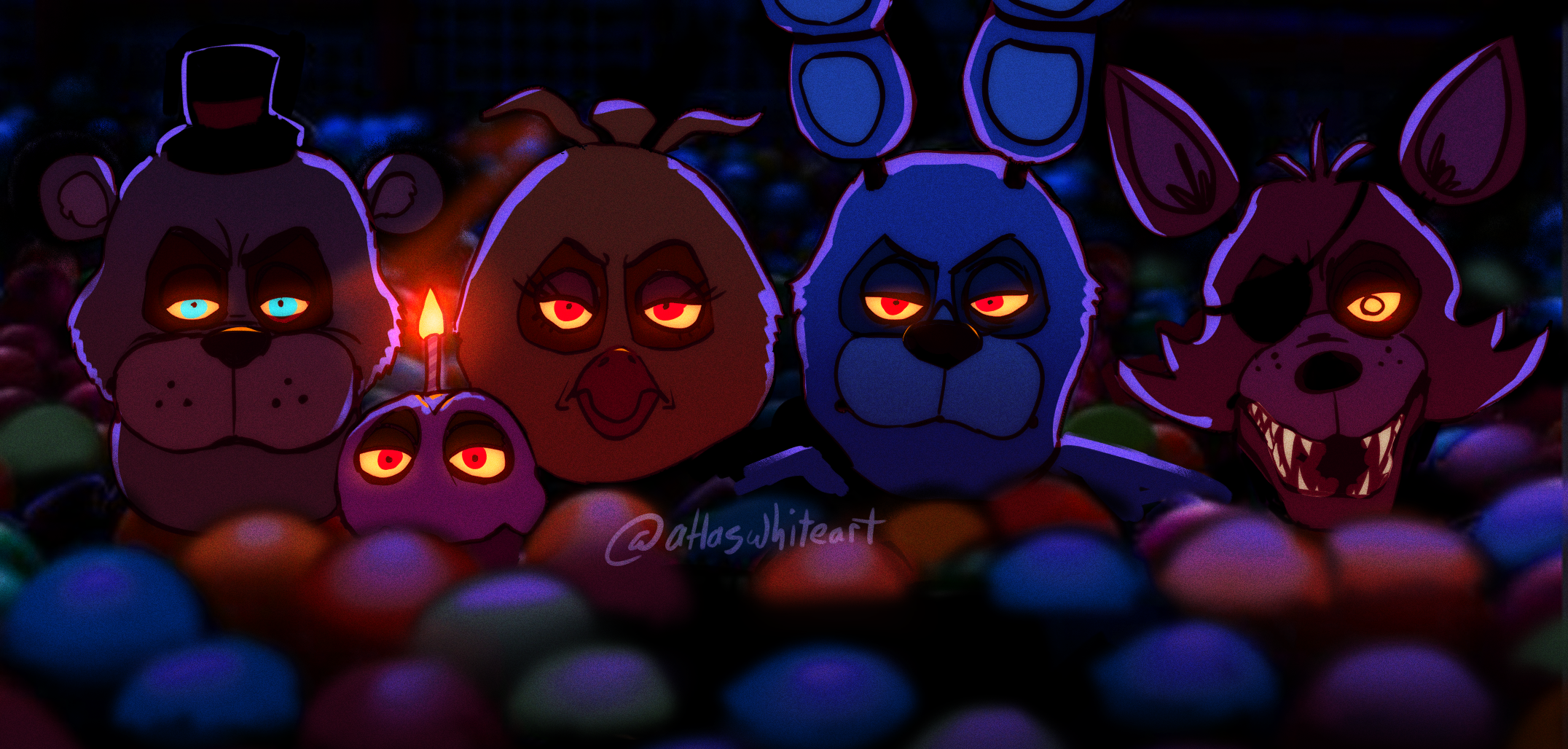 FNAF  In the Ball Pit by Atlas-White on DeviantArt