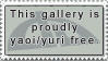 Yaoi Yuri Free Gallery Stamp by ThalionKoi