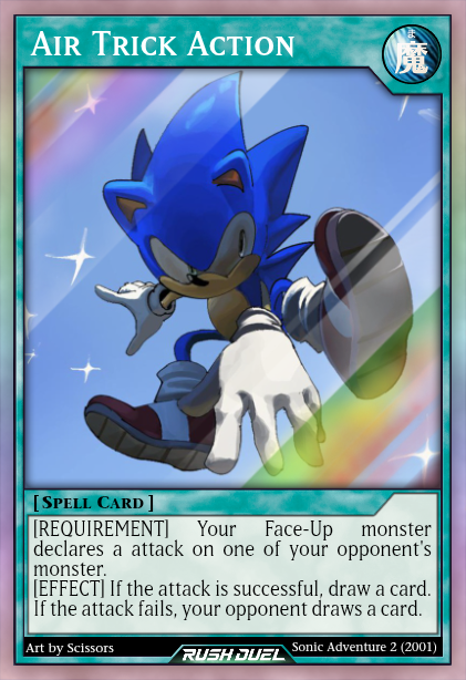 sonic the hedgehog yugioh cards YU-GI-OH! - Warrior (LTGY-EN090) - Lord of Tachyon Galaxy - 1st Edition This card cannot be destroyed by battle with a monster that has 1900 or more ATK. Air Trick Action - Rush