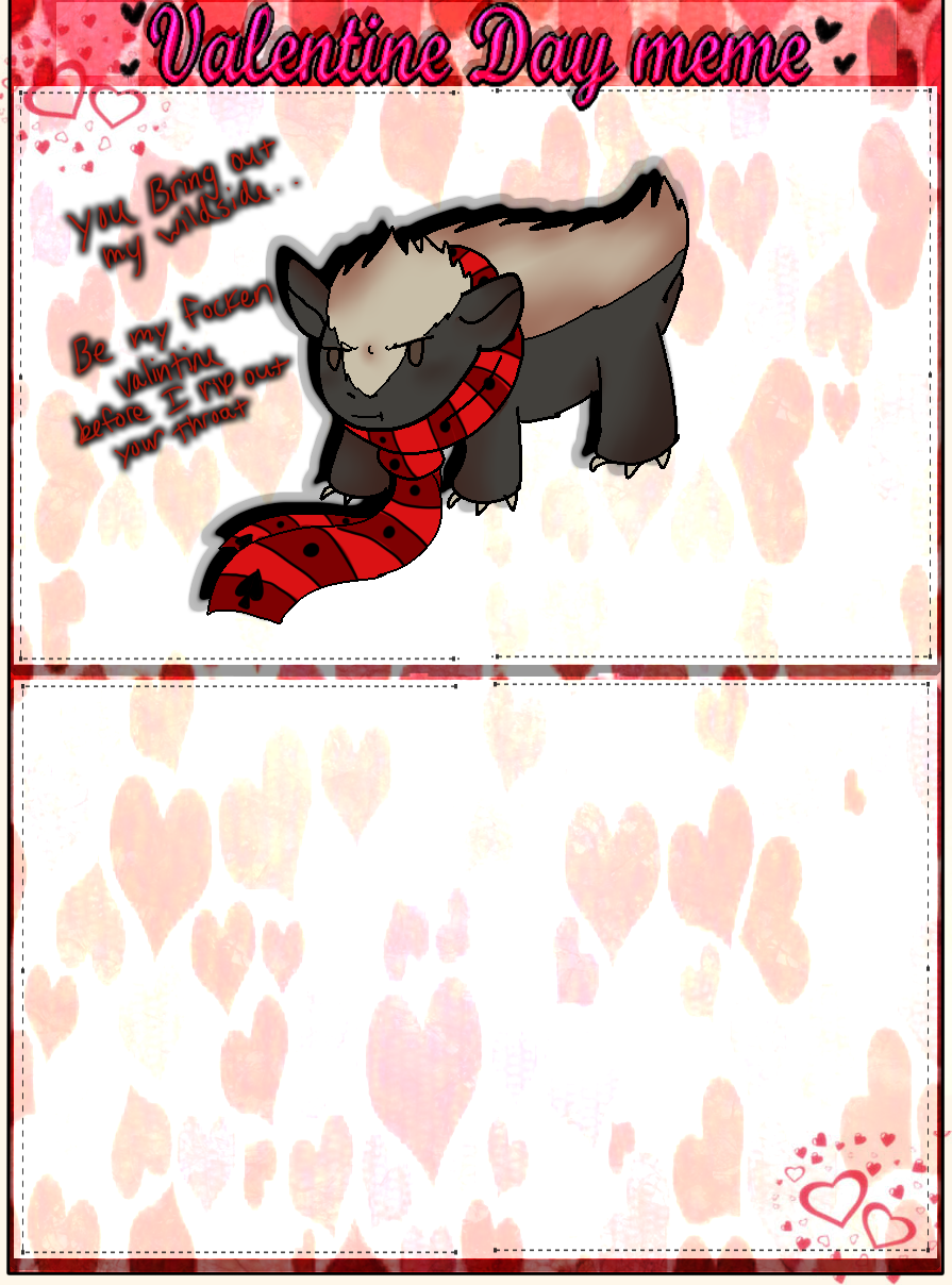 Honeybadger Valentine Meme