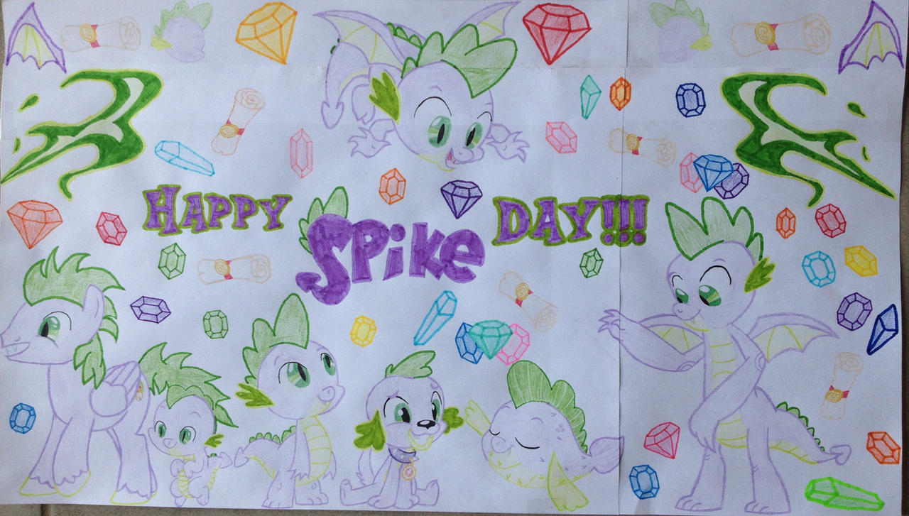 Spuke Day Happy Spike Day by ShiningBlueShield on DeviantArt