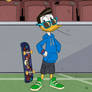 Me as a DuckTales Character (Shield Wing the Duck)