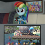 Rainbow Dash playing Super Smash Bros Ultimate