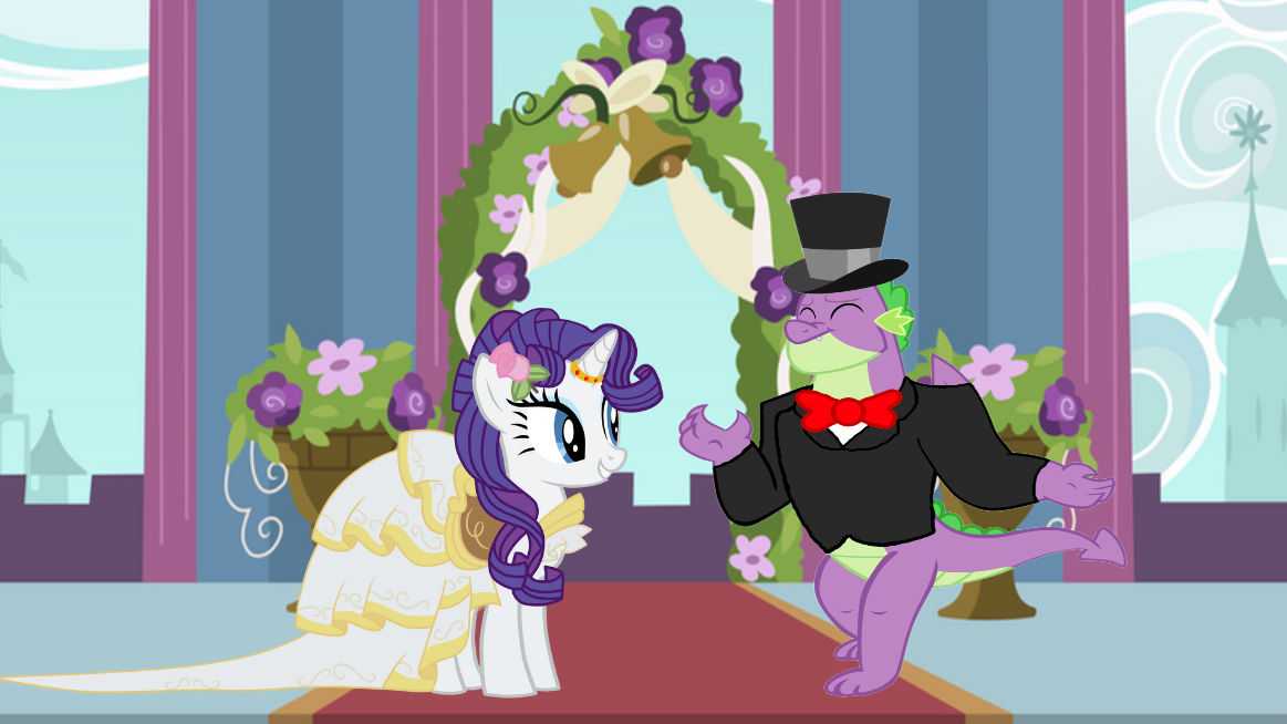 Wedding of Spike and Rarity by ShieldWingArmorofGod on DeviantArt