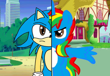 MLP and Sonic of Shield Wing