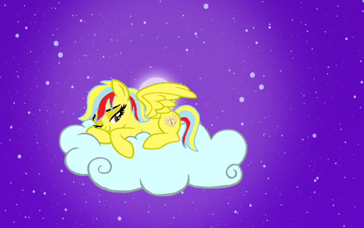 Michelle Lightheart relaxing on her nice cloud by ShieldWingArmorofGod ...