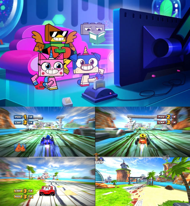 Unikitty And Friends Are Playing a racing game by ShieldWingArmorofGod ...