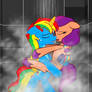 Shieldscout making love in the shower