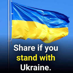 Stand and support for Ukraine