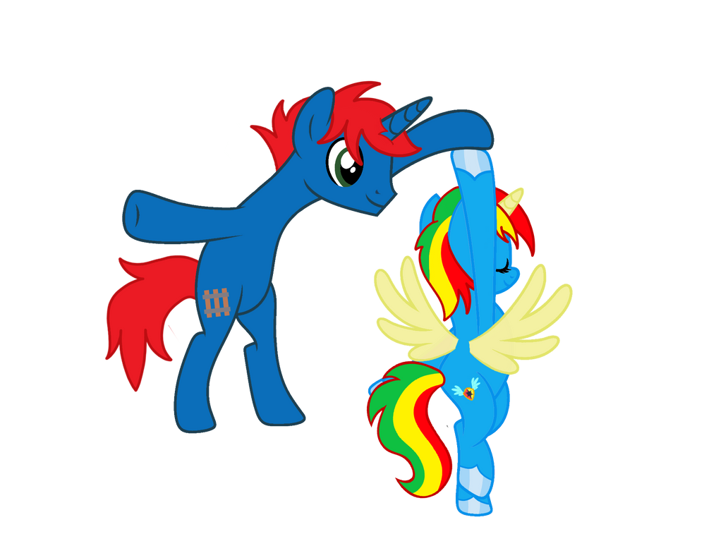 Track Mlp Train Track dancing with Royal Strength by ShieldWing1996 on DeviantArt