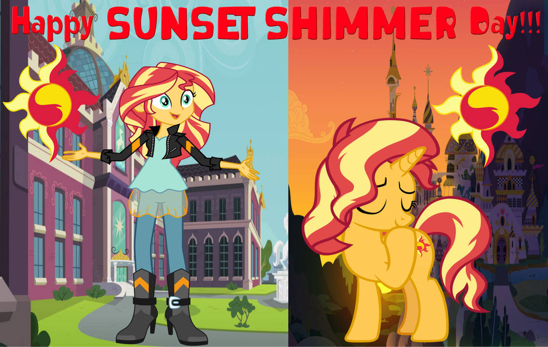 Shimmer Dc Sunset Shimmer Day 2025 by ShieldLightningArts on DeviantArt