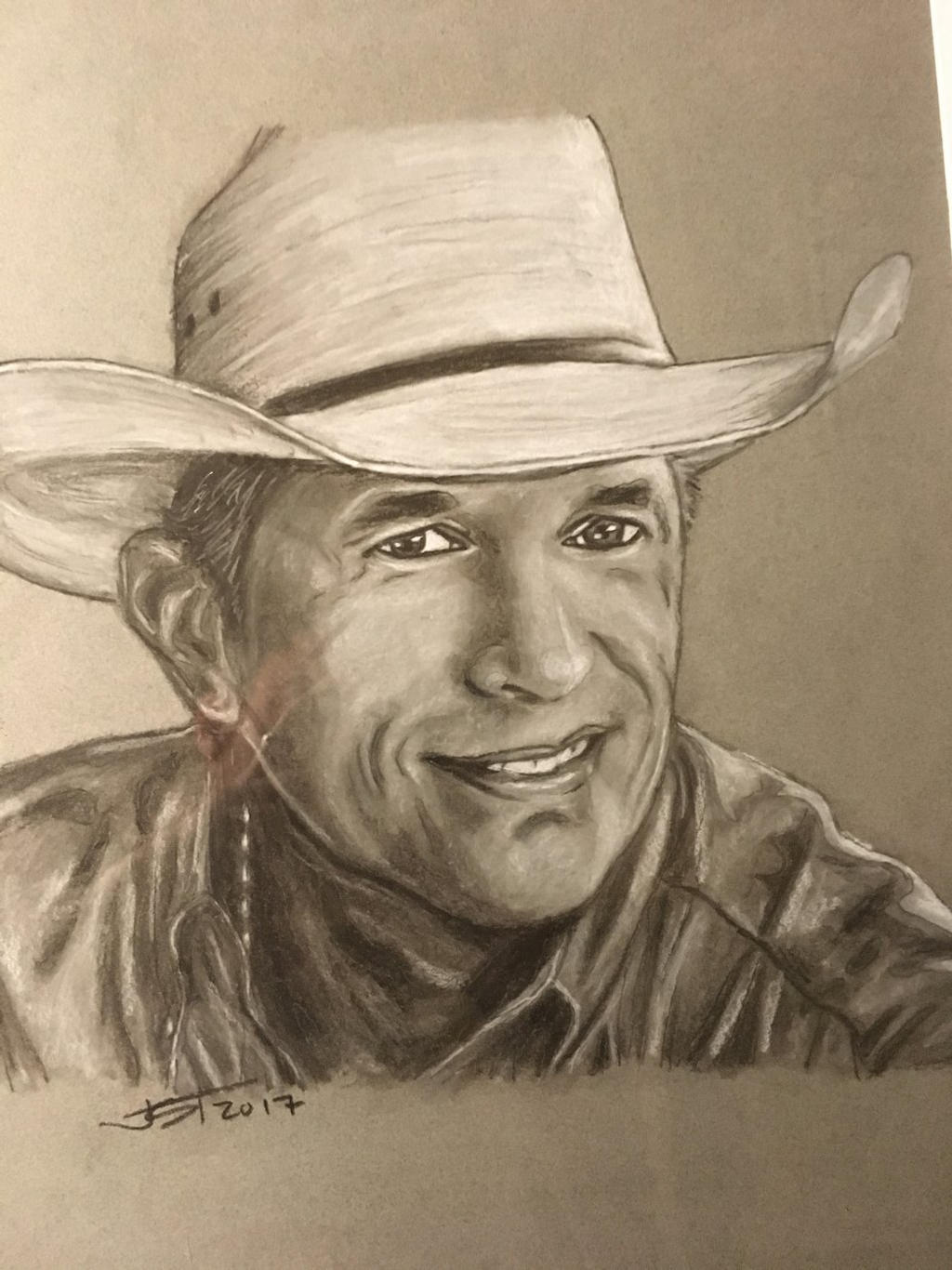George Strait by Portraitsforlife on DeviantArt