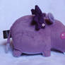 Purple Vampire Hippo Plushie