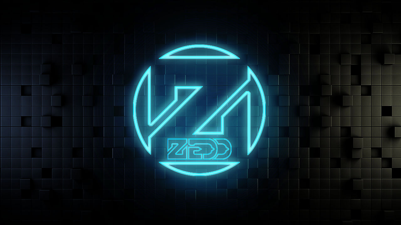 Zedd Neon Logo Wallpaper