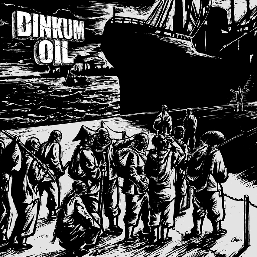 Dinkumoil 10-Inch Single Cover by goatart