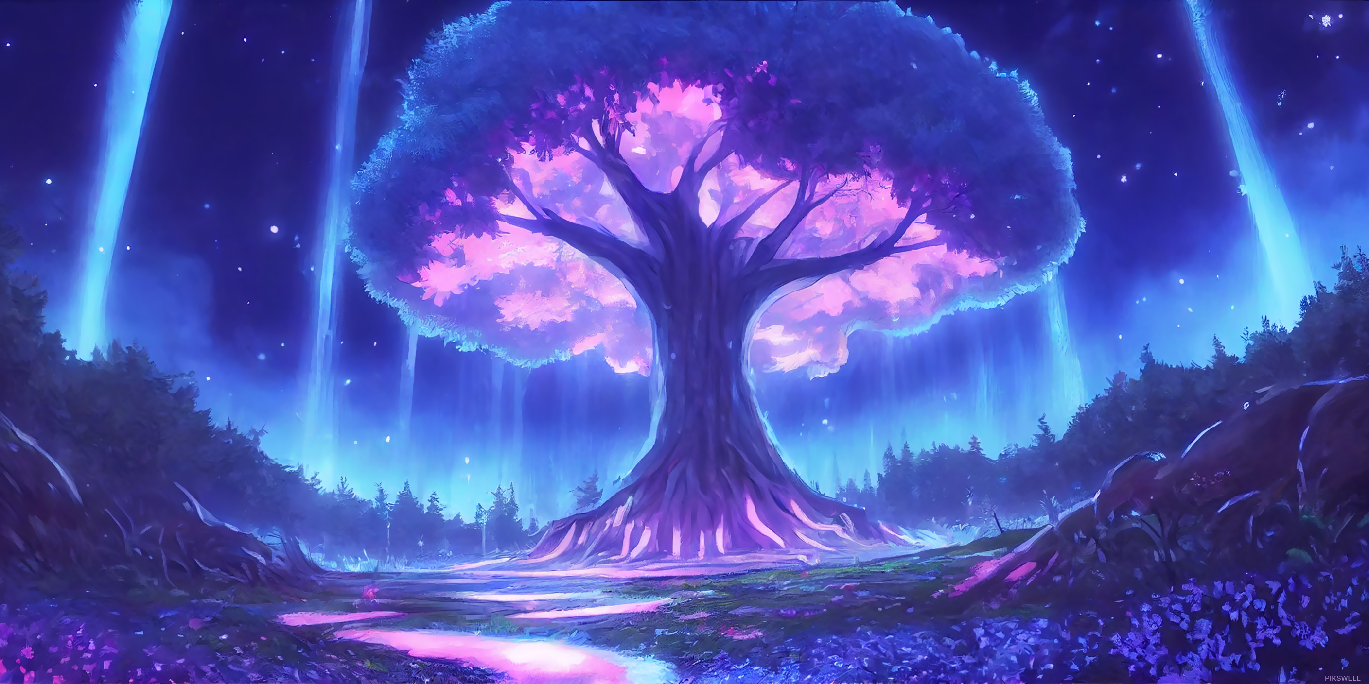 the Ancient Glow Tree by Pikswell on DeviantArt
