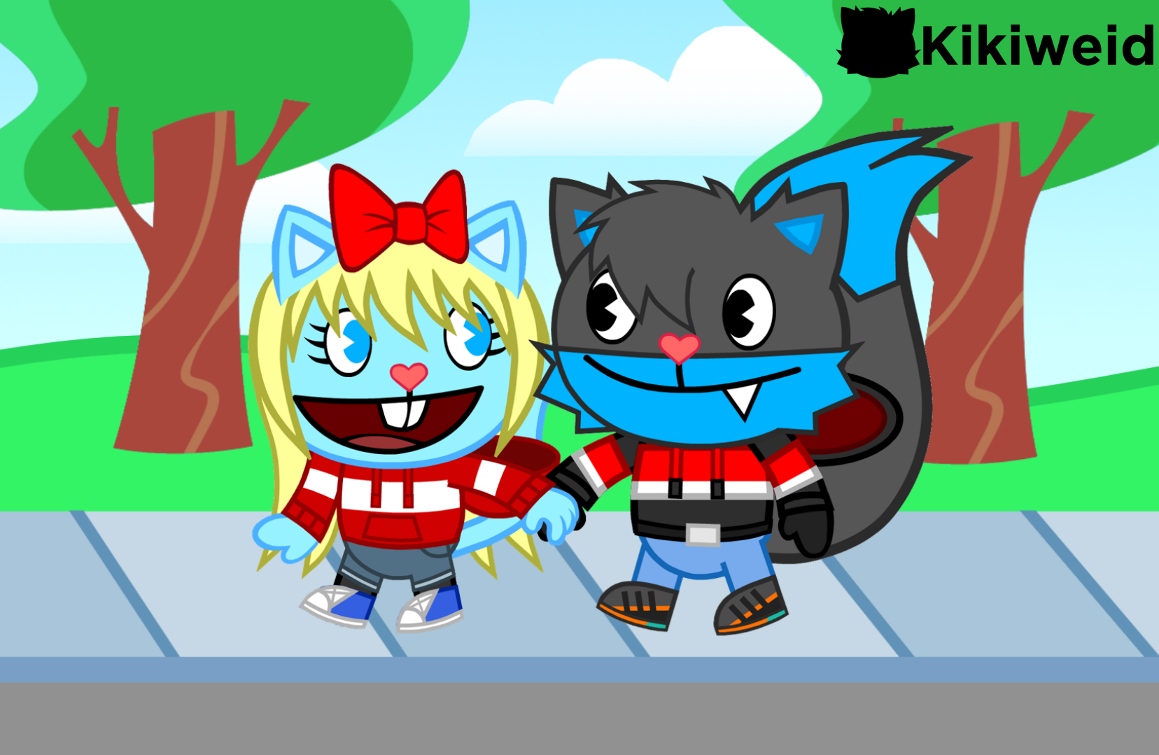 (HTF) Walking In The Park by Kikiweid on DeviantArt