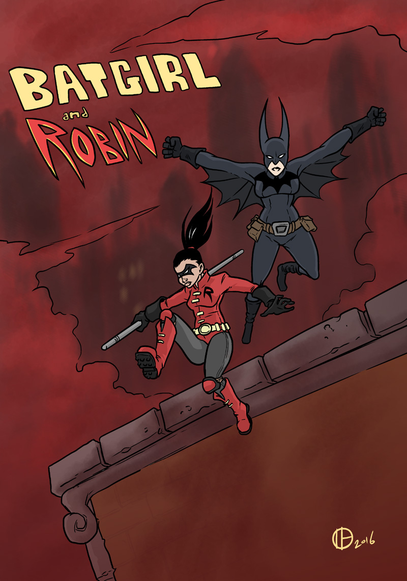 Batgirl and Robin