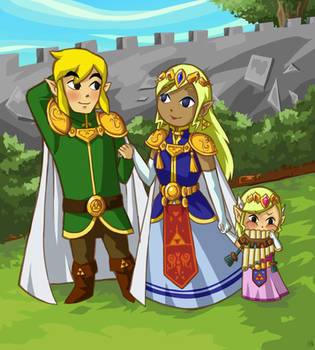 TeLink royalty, and little Zelda