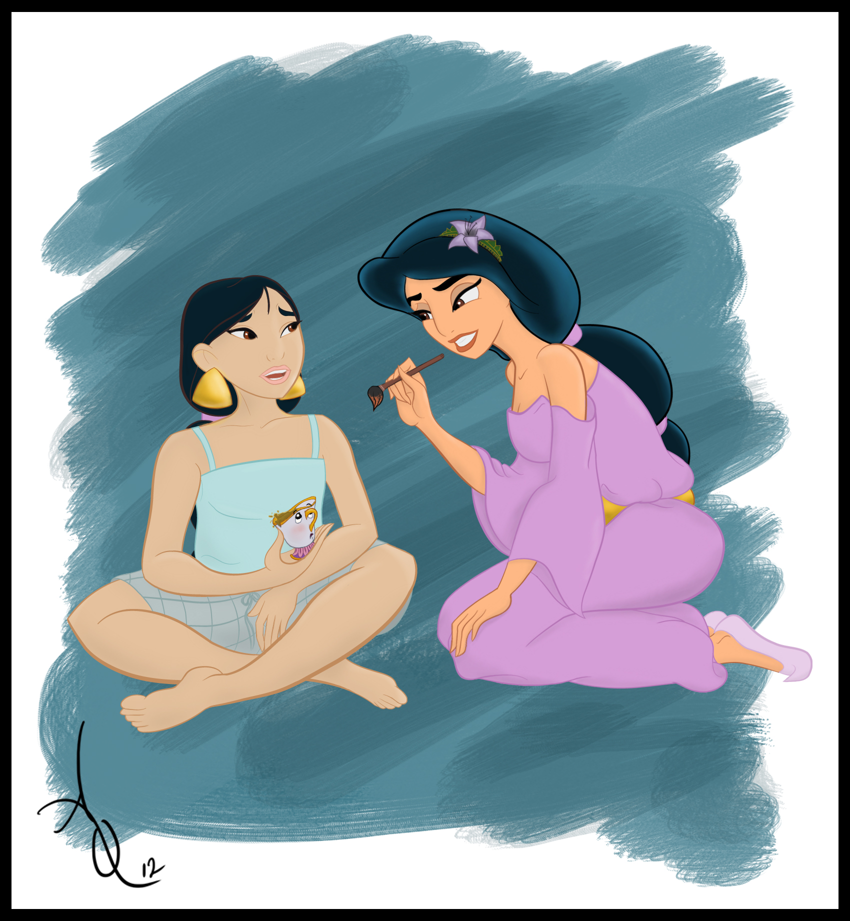 Disney Sleepover - Jasmine and Mulan (Revamped!)