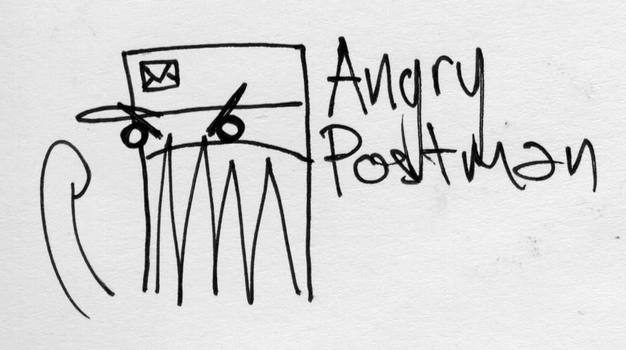 Angry Postman by FuelKat on DeviantArt