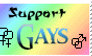 I support Gays