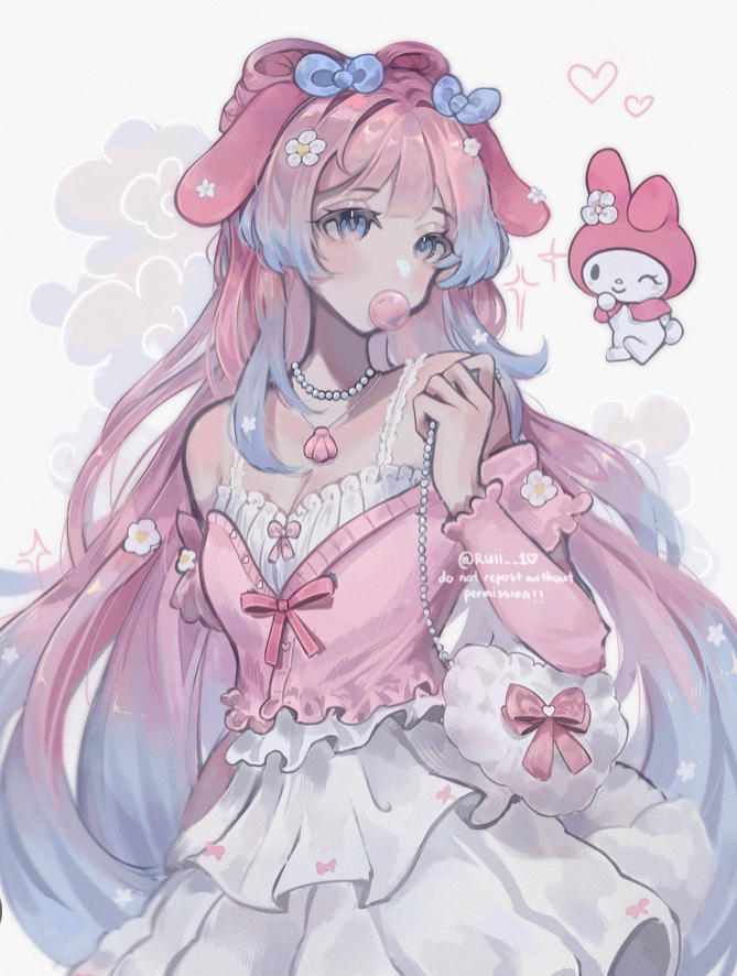 My Melody As A Anime Girl By BloodyValentine9 On DeviantArt my-melody-as-a-anime-girl-by-bloodyvalentine9-on-deviantart