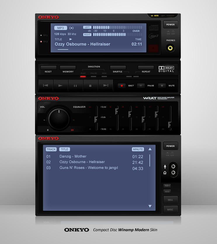 Winamp Skin Tutorial Deviantart Onkyo Winamp Modern Skin by hyar on DeviantArt